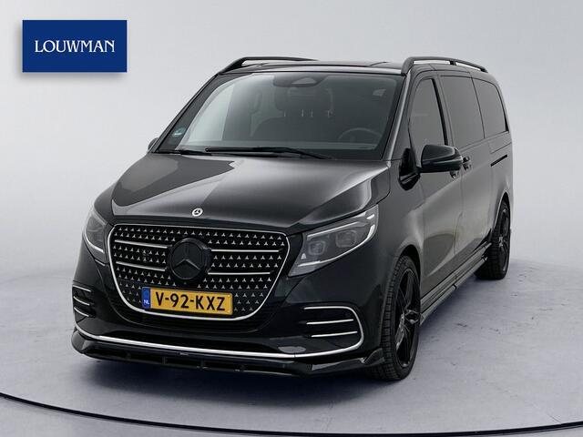 Mercedes-Benz V-KLASSE V300d L3 AMG Line DC 4-Matic Spoilerset Elec schuifdeuren 360camera Dubbele cabine Trekhaak Led