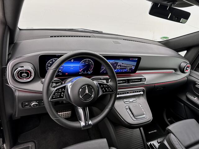 Mercedes-Benz V-KLASSE V300d L3 AMG Line DC 4-Matic Spoilerset Elec schuifdeuren 360camera Dubbele cabine Trekhaak Led