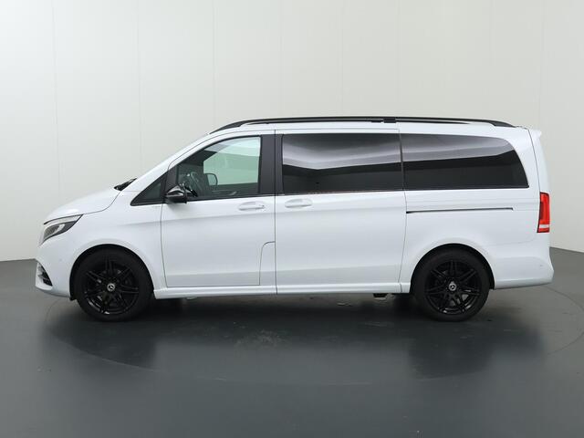 Mercedes-Benz V-KLASSE 300d | L2 Lang | 4-MATIC | Dubbele Cabine | Burmester | MBUX Navigatie | Standkachel | Dodehoekassistent | Night-pakket | Distronic Plus | 360° Camera | Schuifdeur L+R Elektrisch | Trekhaak | Certified
