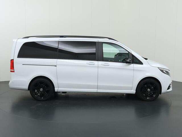 Mercedes-Benz V-KLASSE 300d | L2 Lang | 4-MATIC | Dubbele Cabine | Burmester | MBUX Navigatie | Standkachel | Dodehoekassistent | Night-pakket | Distronic Plus | 360° Camera | Schuifdeur L+R Elektrisch | Trekhaak | Certified