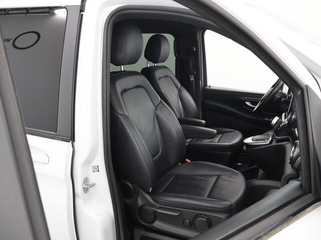 Mercedes-Benz V-KLASSE 300d | L2 Lang | 4-MATIC | Dubbele Cabine | Burmester | MBUX Navigatie | Standkachel | Dodehoekassistent | Night-pakket | Distronic Plus | 360° Camera | Schuifdeur L+R Elektrisch | Trekhaak | Certified