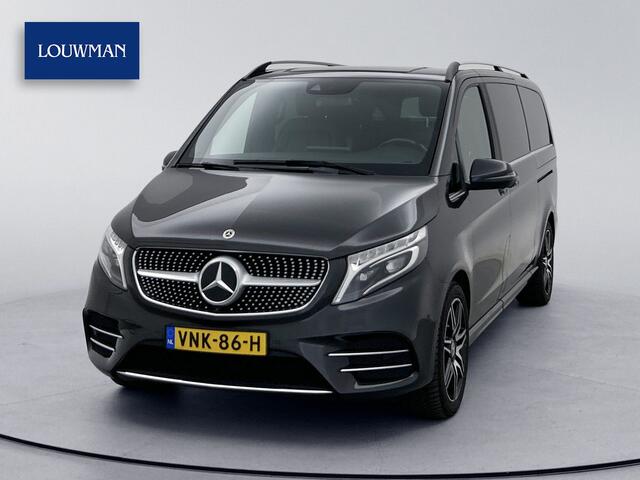 Mercedes-Benz V-KLASSE 300d Extra Lang DC Avantgarde Edition AMG Elektr schuifdeuren Burmester audio Leder Dubbele cabine 360 camera Adaptieve cruisecontrol