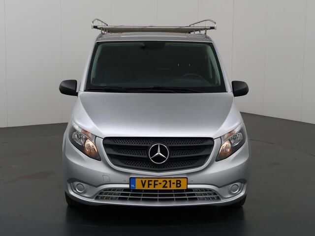 Mercedes-Benz VITO 114 CDI Aut. | L3 XL | Imperiaal | Airco | Cruise Control | 3-zits | Navigatie | Parkeercamera | Achterdeuren | Trekhaak | Certified
