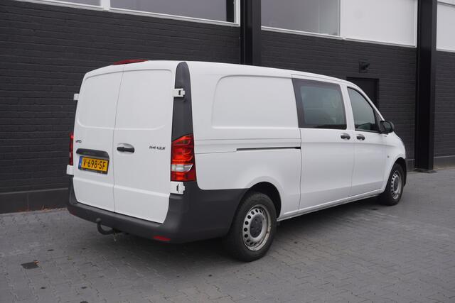Mercedes-Benz VITO 114 CDI Extra Lang Dubbel Cabine EURO 6 - Airco - Cruise - Trekhaak - 5 zits - ¤18.950,- Excl.