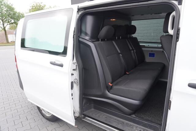 Mercedes-Benz VITO 114 CDI Extra Lang Dubbel Cabine EURO 6 - Airco - Cruise - Trekhaak - 5 zits - ¤18.950,- Excl.