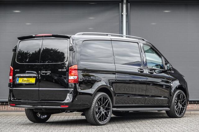 Mercedes-Benz VITO 119Cdi 190Pk 9G-Tronic Aut. | Select | Lang | 360° Camera | 2xSchuifdeur | Treeplanken | 20'' | Obsidian Black | Nieuw Model