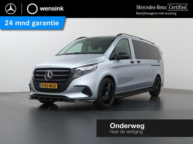 Mercedes-Benz VITO 119 L3 XL Pro | Aut. | Edition | Dubbele Cabine MULTI-BEAM LED | ACHTERUITRIJCAMERA | 2500 KG AHW TREKHAAK | ACHTERDEUREN | 2X ZIJSCHUIFDEUR | CRUISE CONTROL | STOEL - STOEL | METALLIC