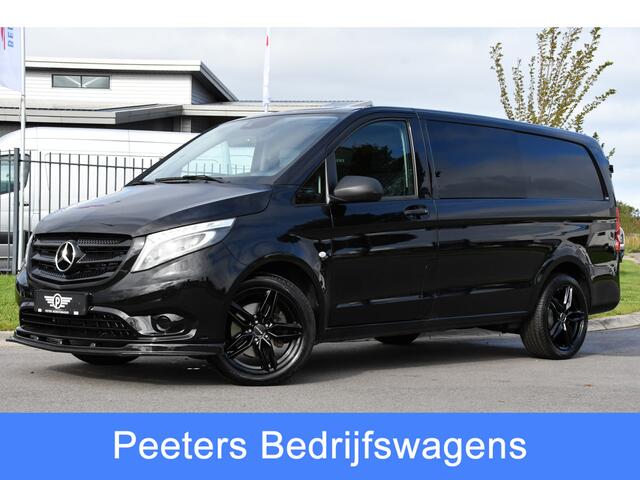 Mercedes-Benz VITO 119 CDI L2 DC Black Edition Camera, Cruise, LED, Carplay, Automaat, Stoelverwarming, 190pk, Trekhaak, Uniek!