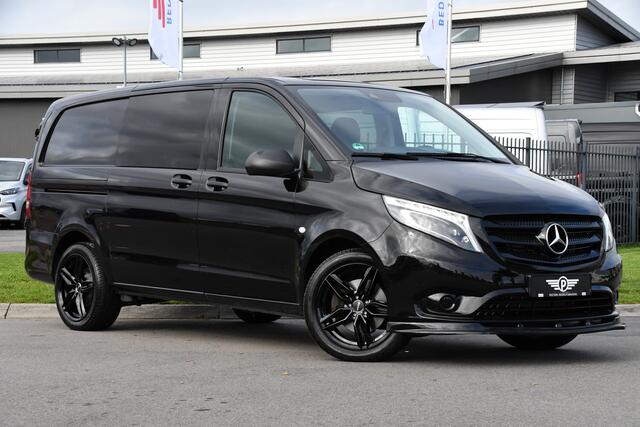 Mercedes-Benz VITO 119 CDI L2 DC Black Edition Camera, Cruise, LED, Carplay, Automaat, Stoelverwarming, 190pk, Trekhaak, Uniek!