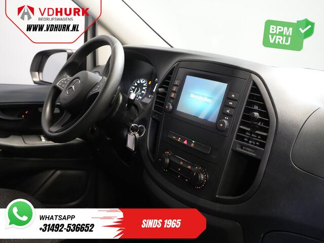 Mercedes-Benz VITO 116 CDI Aut. L2 BPM VRIJ! Carplay/ Stoelverw./ 270gr deuren/ Cruise/ Airco/ Navi/ Camera/ PDC