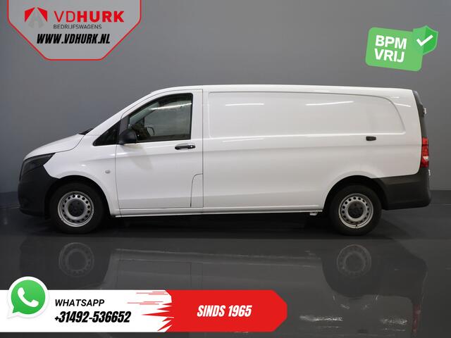 Mercedes-Benz VITO 116 CDI Aut. L2 BPM VRIJ! Carplay/ Stoelverw./ 270gr deuren/ Cruise/ Airco/ Navi/ Camera/ PDC