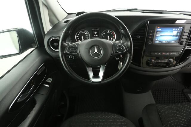 Mercedes-Benz VITO 116 CDI Extra Lang | Aut. | Airco | Camera | 3-Zits | Adap. Cruise | Trekh. | Schuifdeur L+R | Navigatie | Stoelverw.