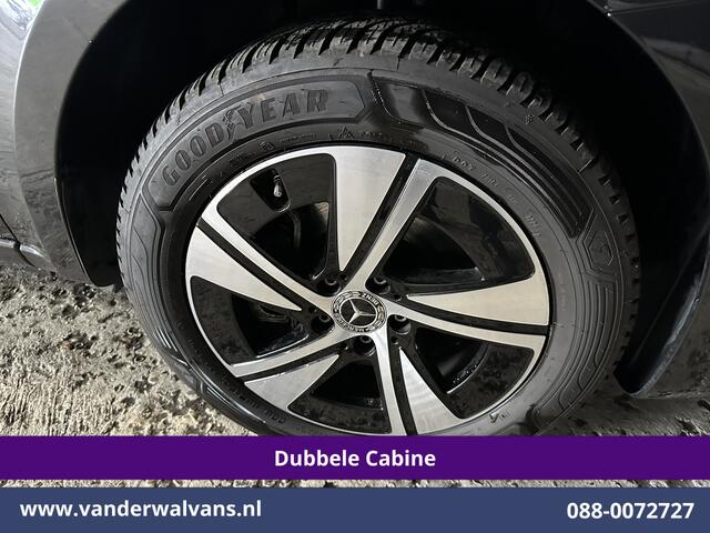 Mercedes-Benz VITO 116 CDI 164pk 9G-Tronic Automaat L2H1 Dubbele Cabine Fabrieksgarantie Euro6 Airco | 2x zijdeur | 5-Zits | 360 graden Camera LED, LM velgen, 2500kg Trekhaak, Adaptieve Cruisecontrol, Parkeersensoren, Isofix, MBUX