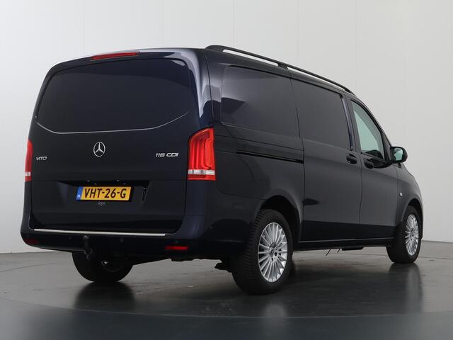 Mercedes-Benz VITO 116 CDI | Aut. | L2 Lang | Adaptieve Cruise Control | LED Koplampen | Climate Controle | LM Velgen | Trekhaak | 2-zits | Achterklep | Bluetooth | Parkeercamera | Certified