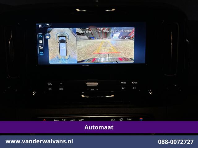 Mercedes-Benz VITO 116 CDI 164pk 9G-Tronic Automaat L2H1 Dubbele Cabine Fabrieksgarantie Euro6 Airco | 2x zijdeur | 5-Zits | 360 graden Camera | Navigatie LED, LM velgen, 2500kg Trekhaak, Adaptieve Cruisecontrol, Parkeersensoren, Isofix, MBUX