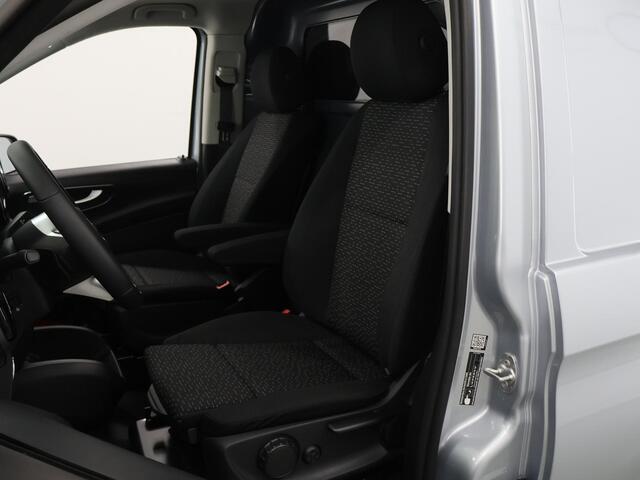 Mercedes-Benz VITO 119 CDI Aut. | XL L3 | Select | EDITION | STYLINGPAKKET | LM VELGEN | SPOILERPAKKET | TREEPLANKEN | Luchtvering | Adaptive Cruise Control | 360 Camera | Parkeersensoren | Achteruitrijcamera | Navigatie | Stoel - Stoel