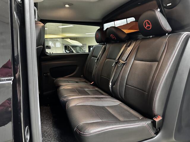 Mercedes-Benz VITO 114 CDI Extra Lang DC AMG Edition/ Trekhaak/ Automaat!/ LED Koplampen/ Camera/ 19''LMV/ LEDER/ Clima/ Navi/ Cruise/ Bluetooth/ Multi.LEDER.Stuur/ Elek.Pakket/ PDC V+A.