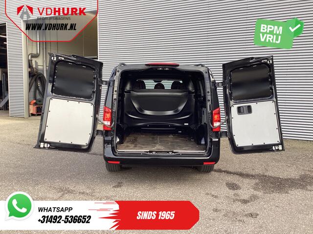 Mercedes-Benz VITO 114 CDI Aut. DC Dubbel Cabine Buffl Leder/ 2x Schuifdeur/ Carplay/ Navi/ Spoiler/ Frontlip/ Sidebars/ 18" LMV/ Cruise/ Airco