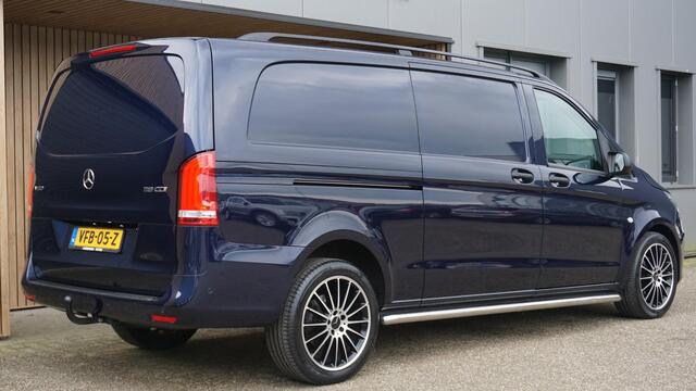 Mercedes-Benz VITO 116 CDI 163PK Automaat Extra Lang Leder LED 19inch LM Sidebar Trekhaak *46140km* Cavansiet Blue!