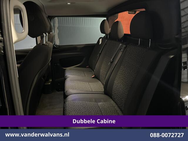 Mercedes-Benz VITO 116 CDI 164pk 9G-Tronic Automaat L2H1 Dubbele Cabine Fabrieksgarantie Euro6 Airco | 5-Zits | 2x zijdeur | 360 graden Camera Navigatie, LED, LM Velgen, 2500kg Trekhaak, Adaptieve Cruisecontrol, Parkeersensoren, Isofix, MBUX