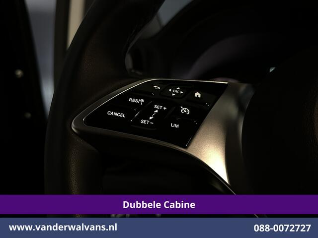 Mercedes-Benz VITO 116 CDI 164pk 9G-Tronic Automaat L2H1 Dubbele Cabine Fabrieksgarantie Euro6 Airco | 5-Zits | 2x zijdeur | 360 graden Camera Navigatie, LED, LM Velgen, 2500kg Trekhaak, Adaptieve Cruisecontrol, Parkeersensoren, Isofix, MBUX