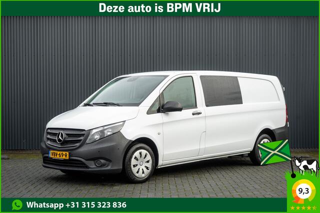 Mercedes-Benz VITO 111 CDI XL L3H1 | 5-Persoons | DC | Camera | Cruise | Airco | Trekhaak