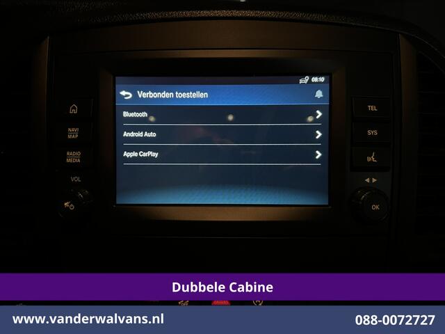 Mercedes-Benz VITO 116 CDI 164pk Automaat L3H1 Dubbele Cabine inrichting Euro6 Airco | 5-Zits | Camera | Apple Carplay 2500kg trekhaak, Cruisecontrol, Android Auto, Parkeersensoren