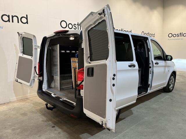 Mercedes-Benz VITO 116 CDI Automaat RDW Servicebus / Sortimo Inrichting / Euro 6 / 220V. / Airco / CarPlay / Camera / Trekhaak / Cruise Control / LED / 38.300 KM !!