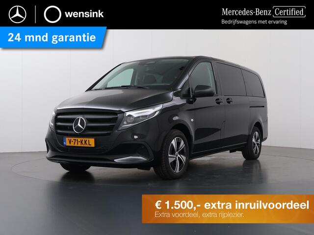 Mercedes-Benz VITO 119 CDI | Aut. | Lang L2 | Select | Dubbele Cabine | Schuifdeur L+R | LM Velgen | 6-zits | Navigatie | Parkeercamera | Dynamic | Certified