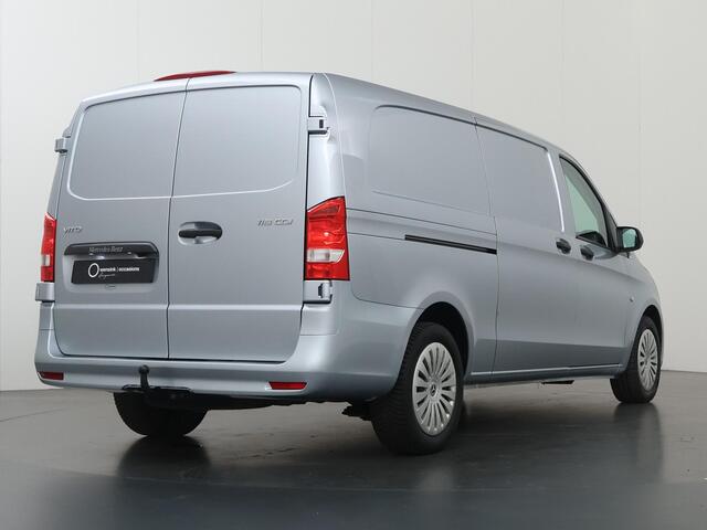 Mercedes-Benz VITO 116 CDI | L3 | AUT. | PRO | ACHTERUITRIJCAMERA | TREKHAAK | CARPLAY | ANDROID AUTO | 2-ZITS | STOEL - STOEL | 2500 KG AHW | METALLIC | CERTIFIED