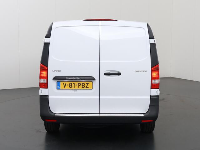 Mercedes-Benz VITO 116 CDI XL L3 | Airco | Parkeersensoren | Navigatie | Carplay | Cruisecontrol | Comfortstoel bestuurder en Bijrijdersbank | Raibevestigingssysteem Zijwand Laadruimte | Certified |