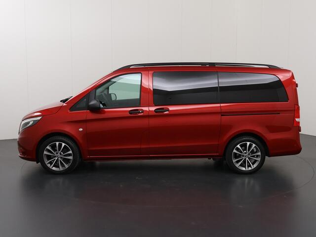 Mercedes-Benz VITO 114 CDI | L2 | AUTOMAAT | DUBBEL CABINE | LUCHTVERING ACHTERAS | LED | CAMERA | PARKEERSENSOREN | NAVIGATIE | CRUISE CONTROL | CLIMATE CONTROL | ACHTERDEUREN | METALLIC | KUNSTLEDER ZWART | CERTIFIED