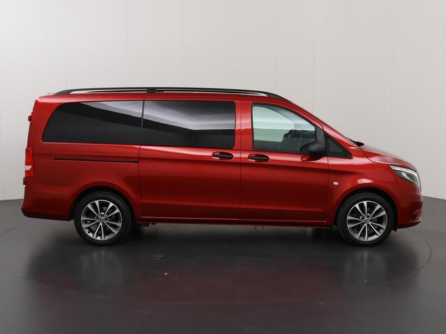 Mercedes-Benz VITO 114 CDI | L2 | AUTOMAAT | DUBBEL CABINE | LUCHTVERING ACHTERAS | LED | CAMERA | PARKEERSENSOREN | NAVIGATIE | CRUISE CONTROL | CLIMATE CONTROL | ACHTERDEUREN | METALLIC | KUNSTLEDER ZWART | CERTIFIED
