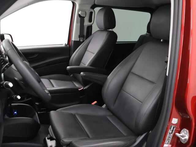 Mercedes-Benz VITO 114 CDI | L2 | AUTOMAAT | DUBBEL CABINE | LUCHTVERING ACHTERAS | LED | CAMERA | PARKEERSENSOREN | NAVIGATIE | CRUISE CONTROL | CLIMATE CONTROL | ACHTERDEUREN | METALLIC | KUNSTLEDER ZWART | CERTIFIED