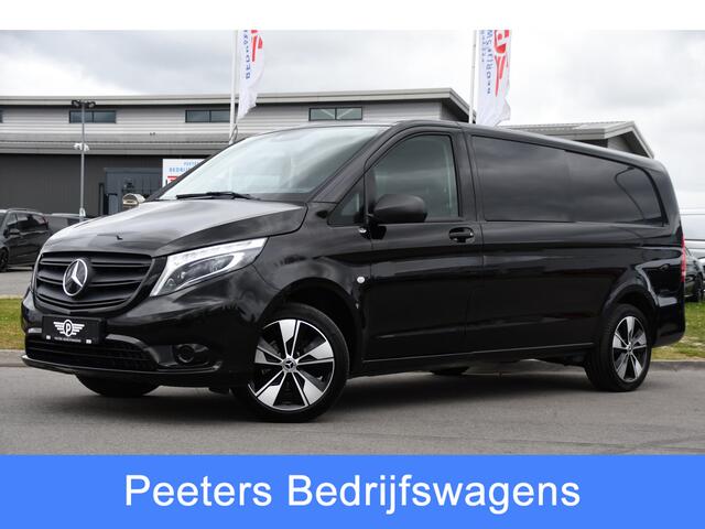 Mercedes-Benz VITO 116 CDI L3 DC Black Edition Cruise, Camera, Carplay, LED, 164pk, Leder, Stoelverwarming, Multimedia, Uniek!