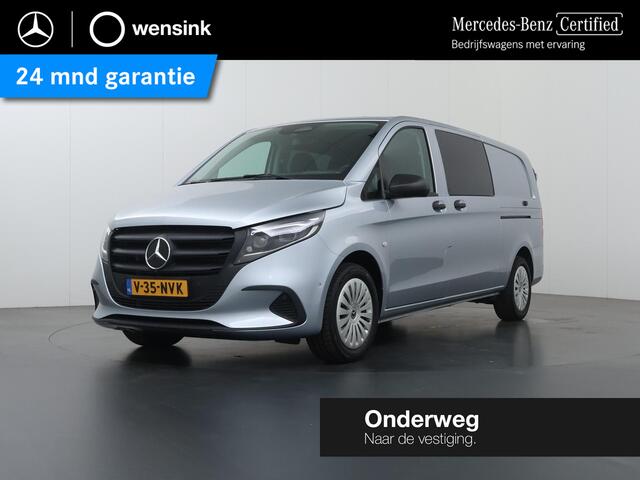 Mercedes-Benz VITO 116 CDI | Aut. | XL L3 | Select | Dubbele Cabine | 6-zits | LED Koplampen | Schuifdeur L+R | Navigatie | Parkeercamera | Cruise Control | Trekhaak | Certified