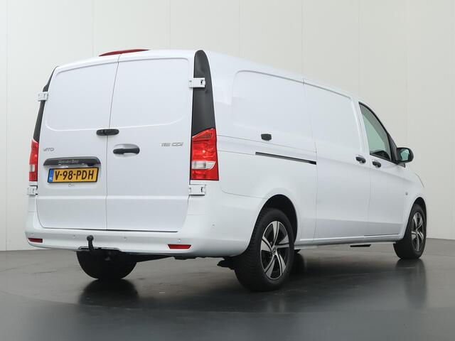 Mercedes-Benz VITO 116 CDI | AUT. | XL L3 | SELECT | NAVIGATIE | ACHTERUITRIJCAMERA | 2500 KG TREKHAAK | KUNSTLEDEREN BEKLEDING | ACHTERDEUREN | CRUISE CONTROL | AIRCO | 3-ZITS | SMARTPHONE INTEGRATIE PAKKET | CERTIFIED