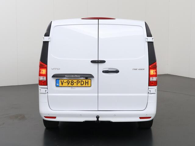 Mercedes-Benz VITO 116 CDI | AUT. | XL L3 | SELECT | NAVIGATIE | ACHTERUITRIJCAMERA | 2500 KG TREKHAAK | KUNSTLEDEREN BEKLEDING | ACHTERDEUREN | CRUISE CONTROL | AIRCO | 3-ZITS | SMARTPHONE INTEGRATIE PAKKET | CERTIFIED