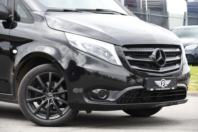 Mercedes-Benz VITO 116 CDI L2 Black Edition Camera, Cruise, Carplay, LED, Automaat, 164pk, Stoelverwarming, Standakchel, Sensoren, Uniek!