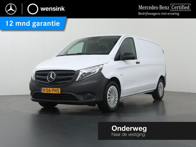 Mercedes-Benz VITO 116 CDI | AUT. | L1 | INRICHTING LAADRUIMTE | DISTRONIC PLUS | LED KOPLAMPEN | TREKHAAK | ZIJRUIT | CLIMATE CONTROL | 2-ZITS | STOELVERWARMING | CERTIFIED