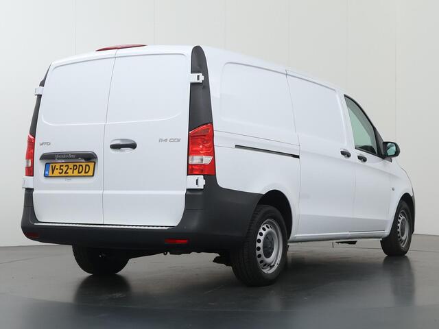 Mercedes-Benz VITO 114 CDI | L2 | AUTOMAAT | 136 PK | AIRCO | CRUISE CONTROL | 2-ZITS | DODEHOEKDETECTIE | CAMERA | CARPLAY | ANDROID AUTO | BETIMMERDE LAADRUIMTE | CERTIFIED