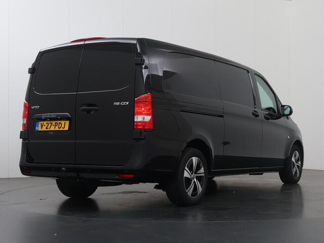 Mercedes-Benz VITO 116 CDI | AUT. | L3 XL | 160 PK | PRO | 2500 KG TREKHAAK | STOELVERWARMING | KUNST LEDEREN BEKLEDING | 2X ZIJSCHUIFDEUR | CARPLAY | ANDROID AUTO | PARKEERPAKKET | CRUISE CONTROL | AIRCO | CERTIFIED