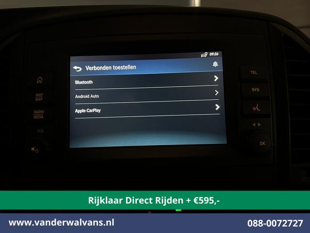 Mercedes-Benz VITO 114 CDI 136pk L2H1 Euro6 *Rijklaar Direct rijden* Airco | Camera | Navigatie | Cruisecontrol | Apple Carplay Android Auto, Parkeersensoren, Trekhaak, Bijrijdersbank