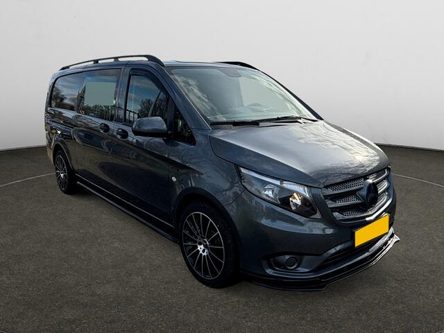 Mercedes-Benz VITO 116 CDI XL AMG Night Edition- 3 Pers, Leder, Stoelverwarming, Park Assist, Cruise, Clima, Sidebars