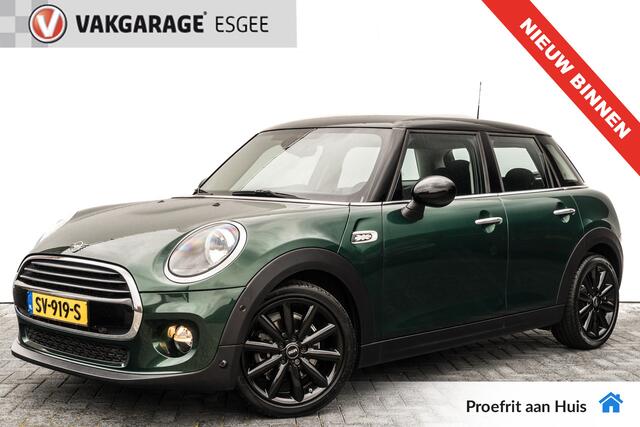 Mini COOPER Mini 1.5 136 PK Pepper AUTOMAAT 5 DRS RIJKLAAR INCL;GARANTIE 1 e EIGN , Ned Auto | Britch Racing Green | Navi | Clima | 17 INCH ZWART |
