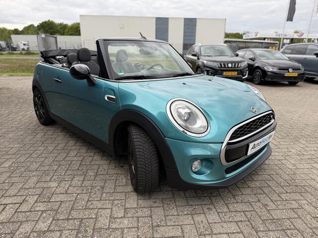 Mini COOPER Mini Cabrio 1.5 136 PK Chili Wired Pakket LED Navi Pro PDC Union Jack Dak Stoelverwarming DAB Keyless Entry
