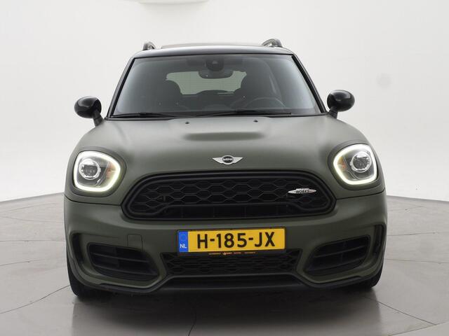 Mini COUNTRYMAN Mini JCW 2.0 JOHN COOPER WORKS 231 PK ALL4 AUT. MAT GROEN + PANORAMA | CAMERA | HEAD-UP | HK | LEDER | STOELVERW.