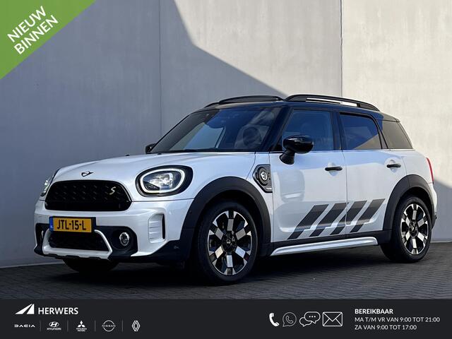 Mini COUNTRYMAN 1.5 Cooper S E ALL4 Untamed Edition Automaat / Dealer onderhouden / Leder / Schuifdak / Elektrische stoelen & klep / Harman Kardon / Adaptieve CC / HUD / Achteruitrijcamera / Parkeer assistent / Apple Carplay Android / 18" LM wielen /