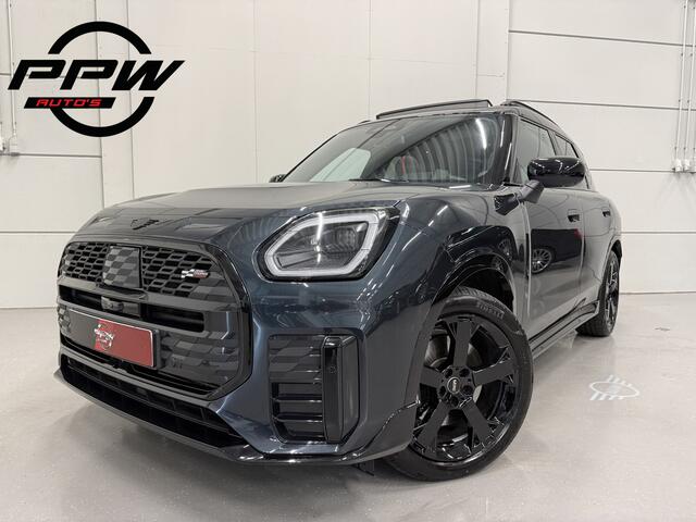 Mini COUNTRYMAN 1.5 C JCW XL LEGEND-GREY/PANO/JCW-LEER+MASSAGE/H&K/HEAD-UP/ADAPTIVE-ONDERSTEL/360CAMERA/ACC/KEYLESS/CARPLAY/MEMORY/19"JCW BLACK/EL.TREKHAAK/BLACK-PACK/UNIEKE AUTO/BTW-AUTO