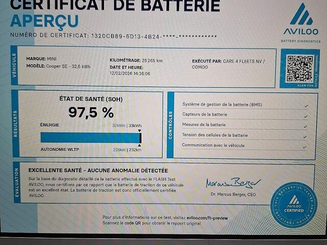 Mini Electric Mini Cooper SE 33 kWh *SOH 97%* Sportstoelen | Full LED | NAVI | ECC